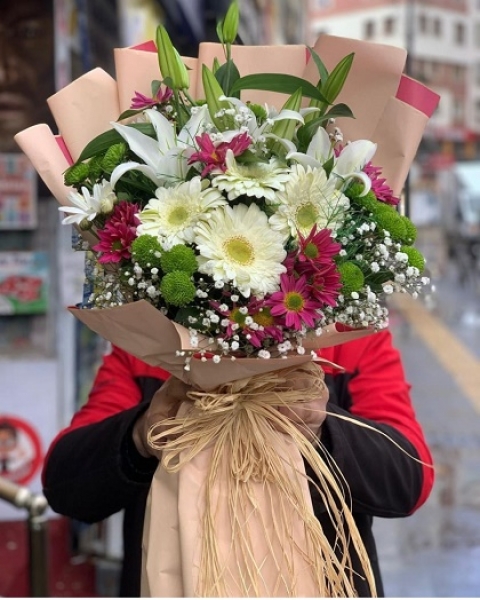 Lilyum Buketi Karışık
